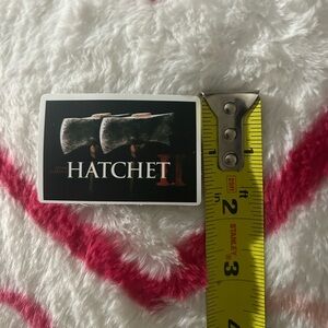 Hatchet 2 Sticker